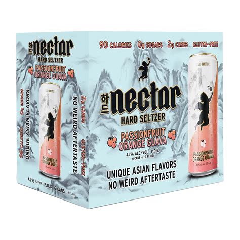 Nectar Hard Seltzer Passionfruit Orange 6 pk Cans, 12 oz | Central ...