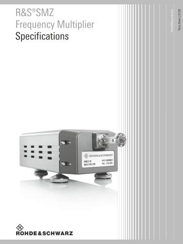 R&S®BBA150 Broadband Amplifier - Rohde Schwarz - PDF Catalogs ...