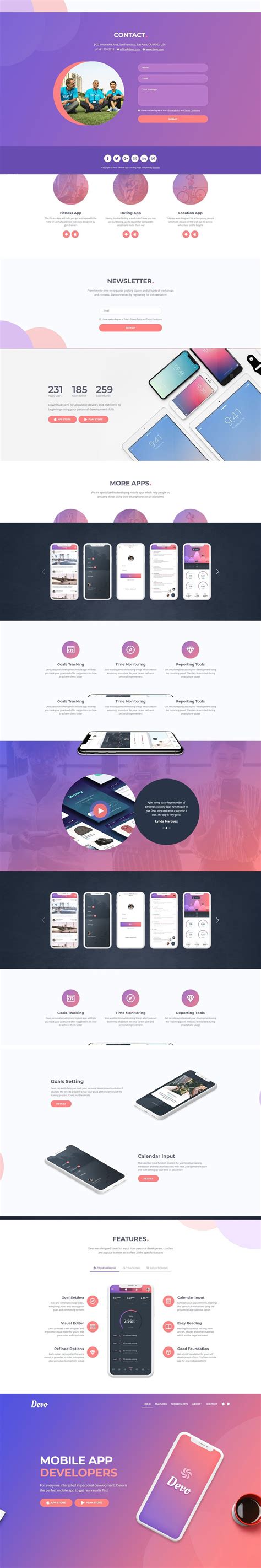 Html Css Mobile App Templates at Timothy Simpson blog