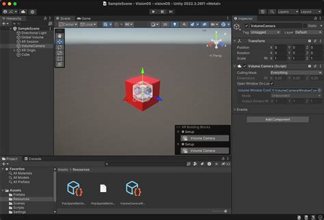 Hand Tracking in Unity 的图像结果