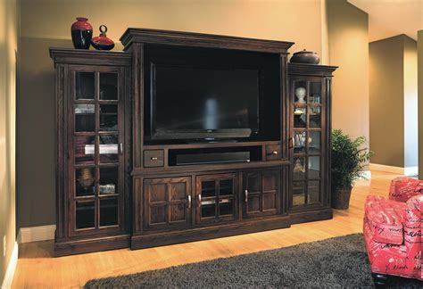 Madison TV Wall Unit | Custom Amish Madison Television Wall Unit