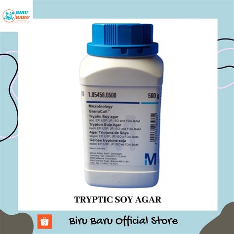 Jual TRYPTIC SOY AGAR / TRIPTIK SOY AGAR 5 GRAM PRO ANALISA MERCK ...