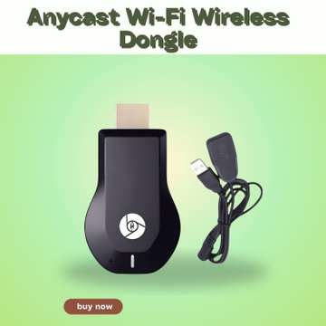 Anycast Wireless WiFi 1080P HDMI Display TV Dongle Receiver Supports ...