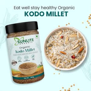 Sunlite ORGANIC Kodri Seeds, 100% Natural & Gluten Free, Wholegrain ...