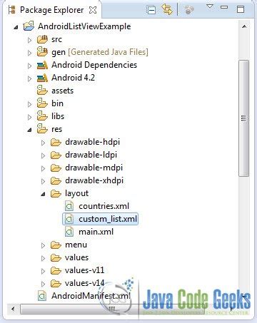 Image result for Android List Examples