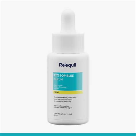 Buy Pitstop Blue Niacinamide Serum for Acne Scars - Re'equil