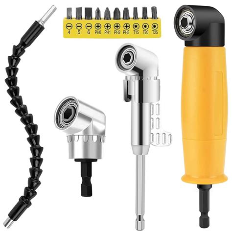 Buy Grednfhat Right Angle Drill Attachment Set, Including Flexible ...