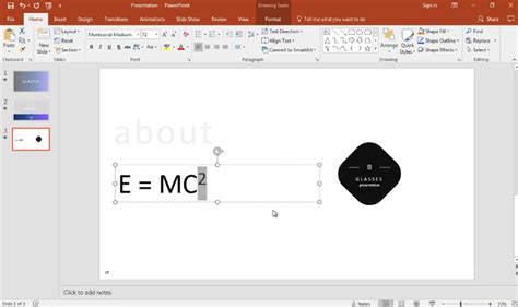 Rezultat imagine pentru Superscript in PowerPoint