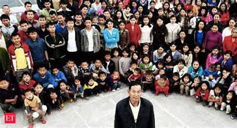 Mizoram man who headed world’s largest family dies - The Economic Times