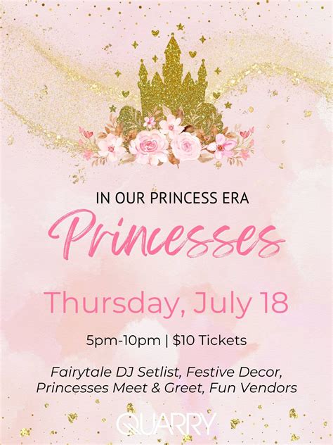 Princesses Eras Party w/Fairytale DJ Setlist & Princesses Meet & Greet ...