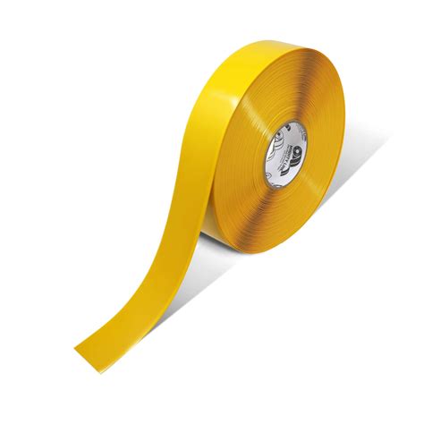 Mighty Line Industrial Floor Marking Tape, Yellow, 2in. x 100ft. Roll ...