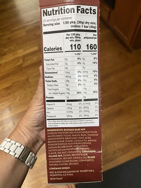 Cinnamon Roll Blondie Bar Baking Mix : r/traderjoes