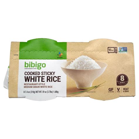 Bibigo Cooked Sticky White Rice — Snackathon Foods