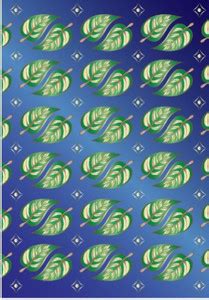 Wall Poster Leaf Motif Wall Poster | Madhumita Mukherjee Paper Print ...