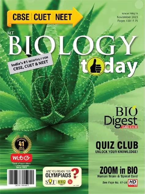 MTG Biology Today November 2023