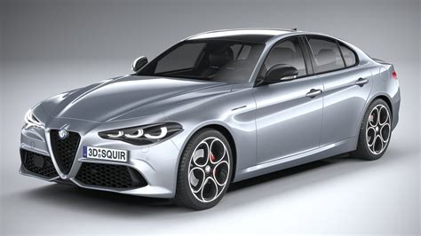 Alfa Romeo Giulia 2023 Modelo 3D $159 - .3ds .c4d .lwo .fbx .obj .ma .max - Free3D
