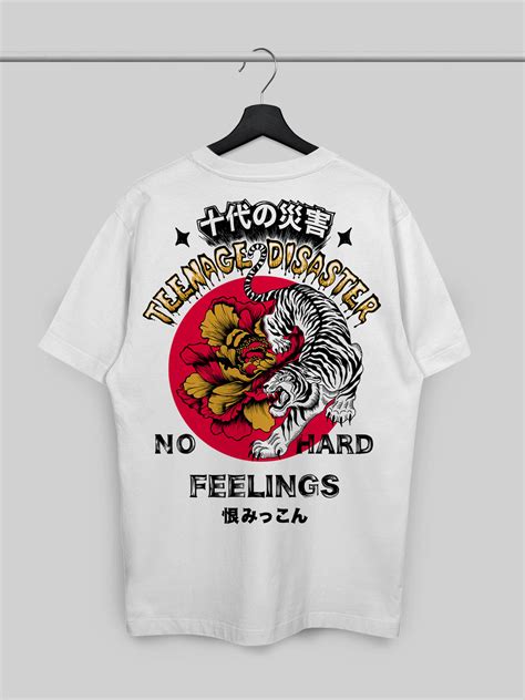 Buy Hard Feelings Oversized Printed T-shirt Online | THREADCURRY