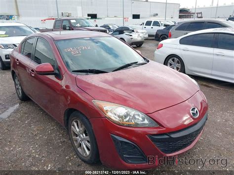 Report JM1BL1SF3A1341122 MAZDA MAZDA3 2010 Red Gasoline - price and damage history