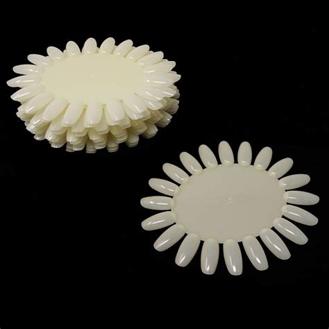 Honbay 12PCS Plastic 20 Tips False Nail Swatches Wheels Nail Art Color ...