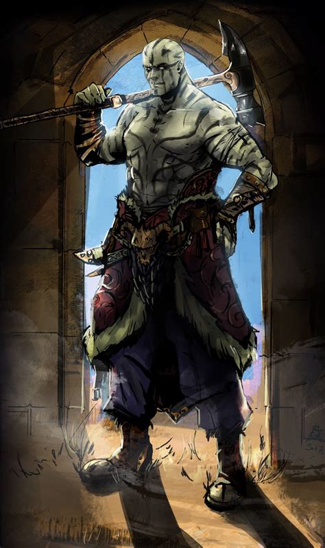 [Art] Javakh, Flametender of Vanakanathi. My Goliath barbarian ...