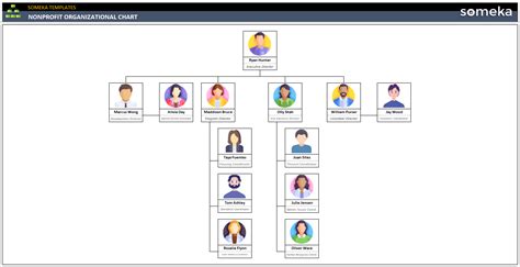 Non-Profit Organization Structure Chart 的图像结果