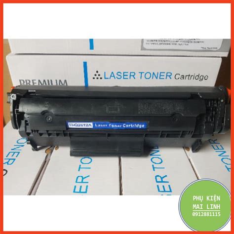 ️Hộp mực in HP 12A Black LaserJet Toner Cartridge (Q2612A ...