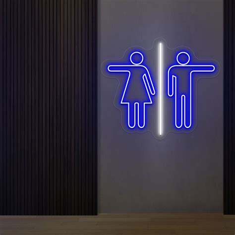 Buy Boy and Girl WC Toilet Neon Sign Online – Fun Bathroom Decor