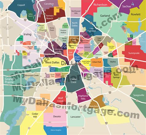 Dallas Neighborhood Map