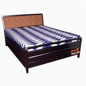 ROYAL BED MANUFACTURER Queen Size 6X5 Metal Bed with Hydraulic Storage ...