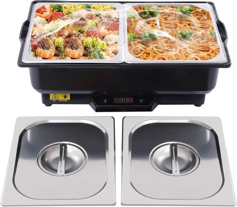 Buy Electric Chafing Dish Buffet Set,110V 500W Stainless Steel Catering ...