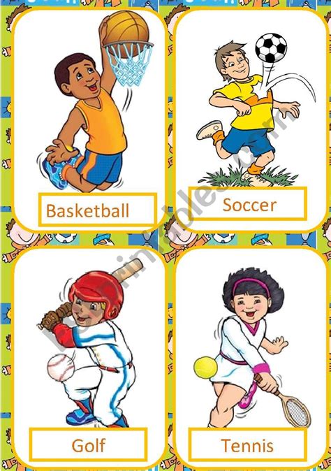 Sports Flash Cards 的图像结果