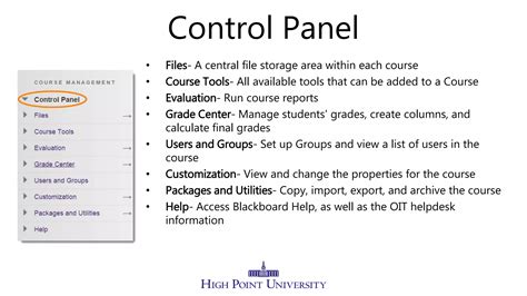 Introduction to Blackboard at HPU | PPTX