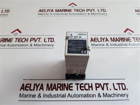 Omron 61F-gp-n Floatless Level Switch Pfc-n8 110 Vac – Aeliya Marine Tech®