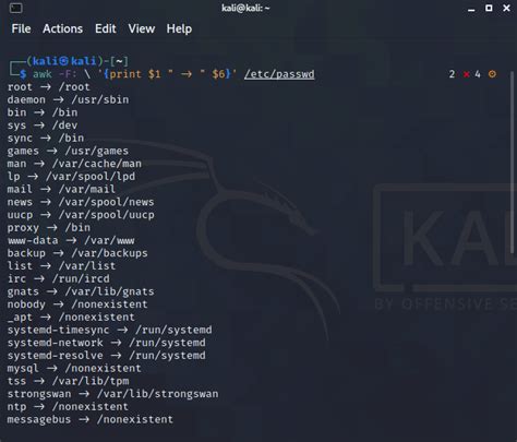 Image result for Kali Linux Command List
