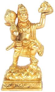 Swayambhu Swayambhu Brass Hanuman Decorative Showpiece - 4.5 cm Price ...