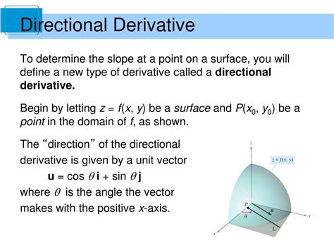 Image result for Directional derivative Examples