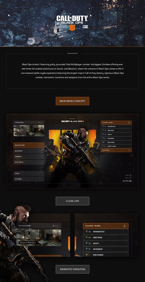 Image result for Cod Black Ops Main Menu Screen