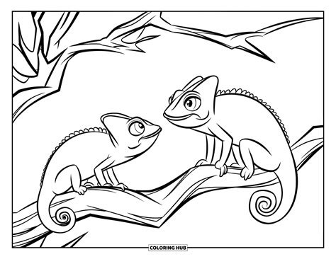 80+ Chameleon Coloring Pages for Kids & Adults (Free Printable PDFs)