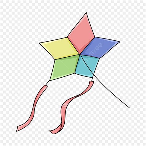 Five Point Star Clipart Vector, Pink Tail Beautiful Five Pointed Star ...