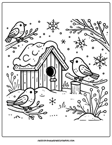 29 snow coloring pages – Artofit
