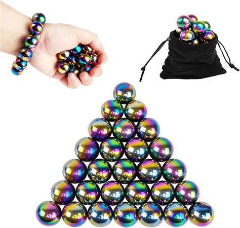 Amazon.com: 28 Pcs Magnet Stones Balls Fidget Toy, Adult Fidget Toys ...