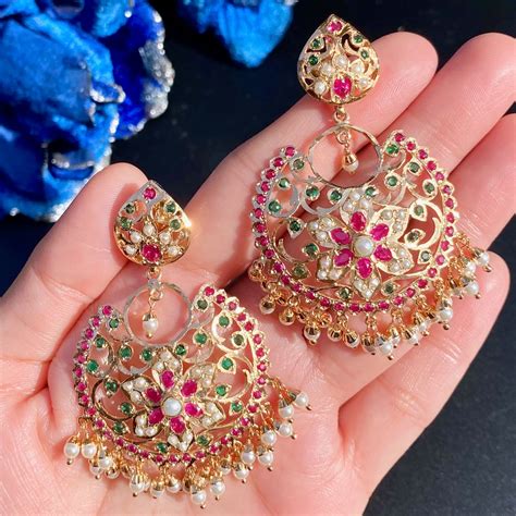 Gold Plated Chandbalis For Women | Premium Budget Friendly Immitation ...