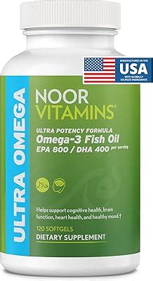NoorVitamins Noor Vitamins Halal Fish Oil, Halal Vitamins, Ultra India ...