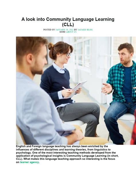 Image result for Community Language Learning