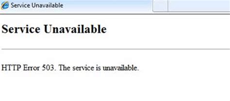 Image result for HTTP Response Code 503