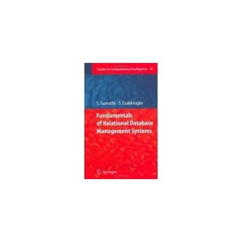Amazon.in: Buy Fundamentals Of Relational Database Management Systems ...