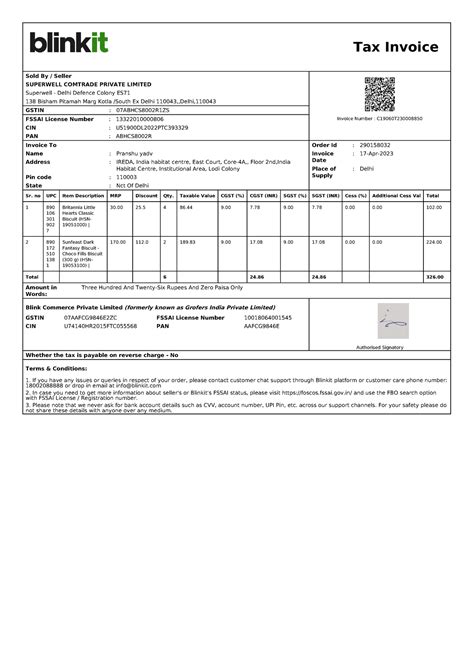 336845734 - states data - Tax Invoice Sold By / Seller SUPERWELL ...