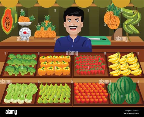 Fruit Store Cartoon 的图像结果