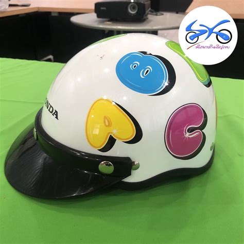 หมวกกันน็อกเด็ก ABC หมวกกันน็อคฮอนด้าแท้ H2C ขนาด 53 เซนติเมตร เหมาะ ...