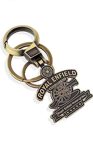 Imported Metallic Key chain for Royal RE Bullet Classic Bike Brass ...